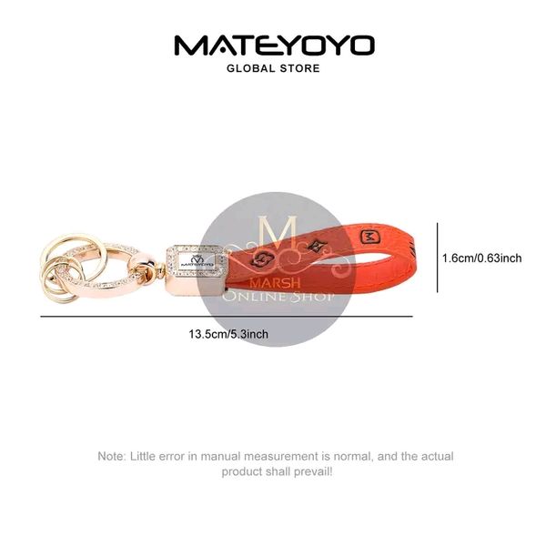 💥MATEYOYO Women Keychain Fashion PU Leather Keychain Business Gift Leather - Image 8