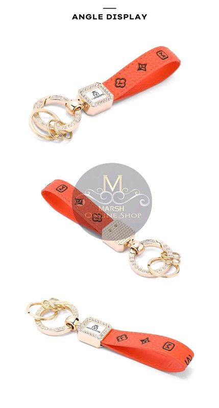 💥MATEYOYO Women Keychain Fashion PU Leather Keychain Business Gift Leather - Image 10