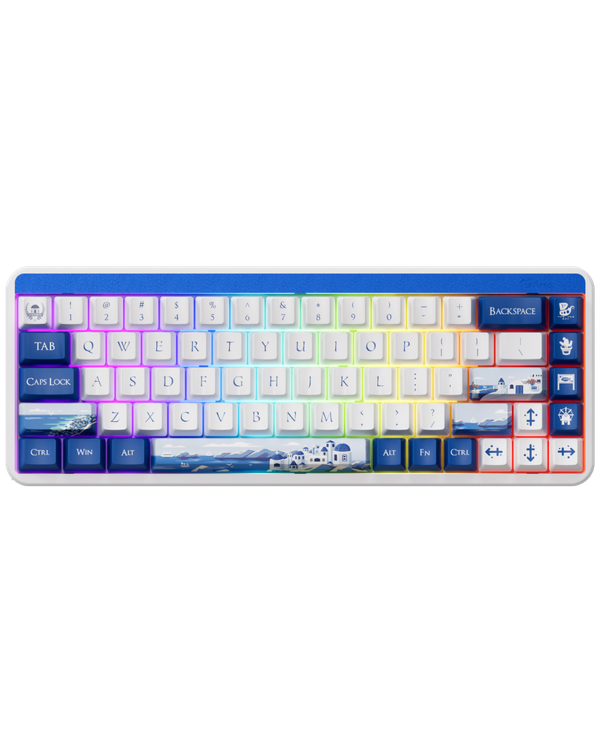 Akko JIN01 Santorini Tri Mode Aluminum Mechanical Keyboard