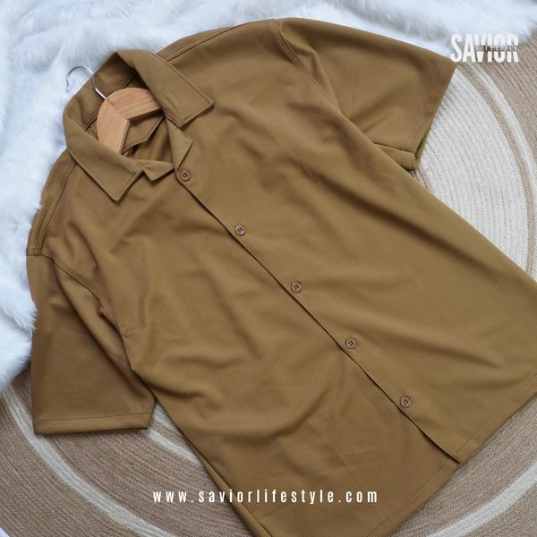 Light Brown Color Cuban Shirt