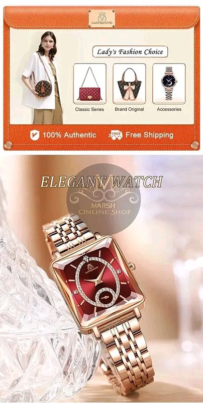 💥MATEYOYO Diamond Wristwatch with Exquisite Box - Image 9