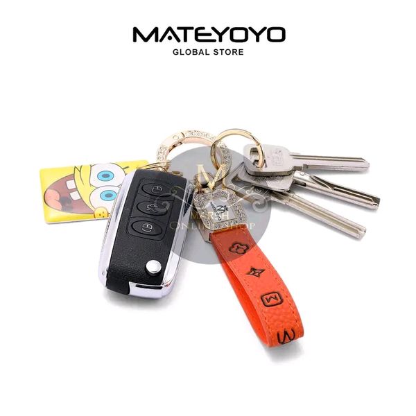 💥MATEYOYO Women Keychain Fashion PU Leather Keychain Business Gift Leather - Image 4