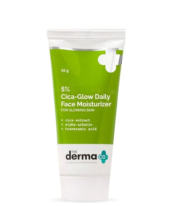 Derma Co 5% Cica Glow Daily Face Moisturizer-(50g)