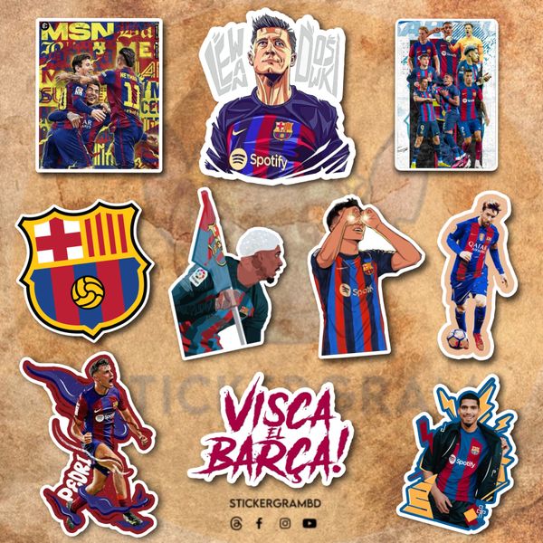 Barca Sticker Set 01