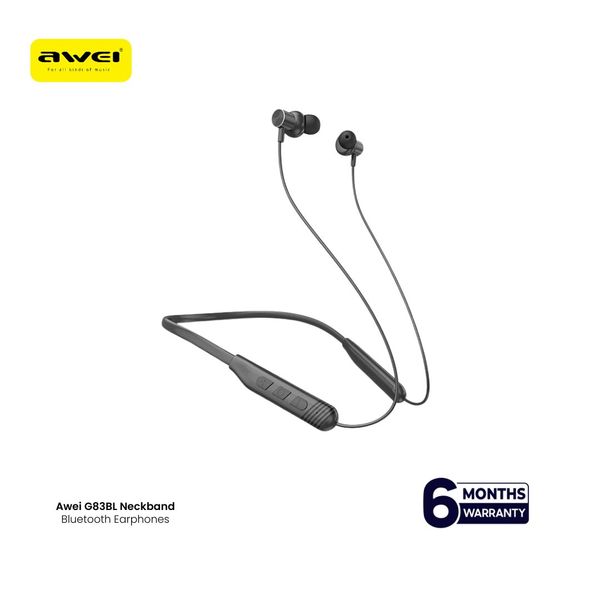 Awei G83BL Neckband Bluetooth Earphones