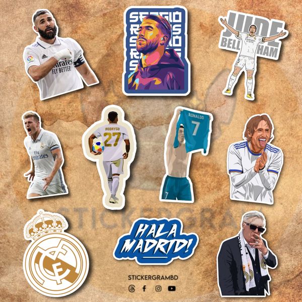 Madrid Sticker Set 01