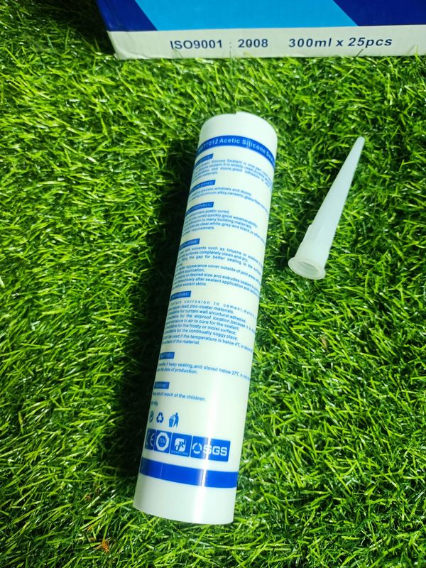 Silicone Gum 300ml Sealant Acetic Cure Professional High Performance Quality MRT 7012- Clear