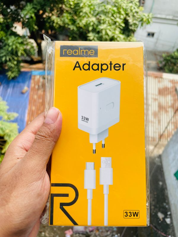 Realme Adapter With Cable 33w Fast Flash Charger Set