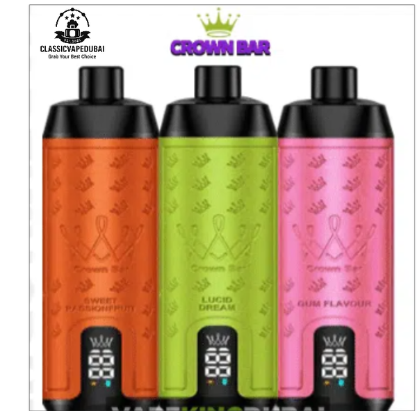 Premium Al Fakher Crown Bar 15000 Puffs Pro Max Disposable Vape