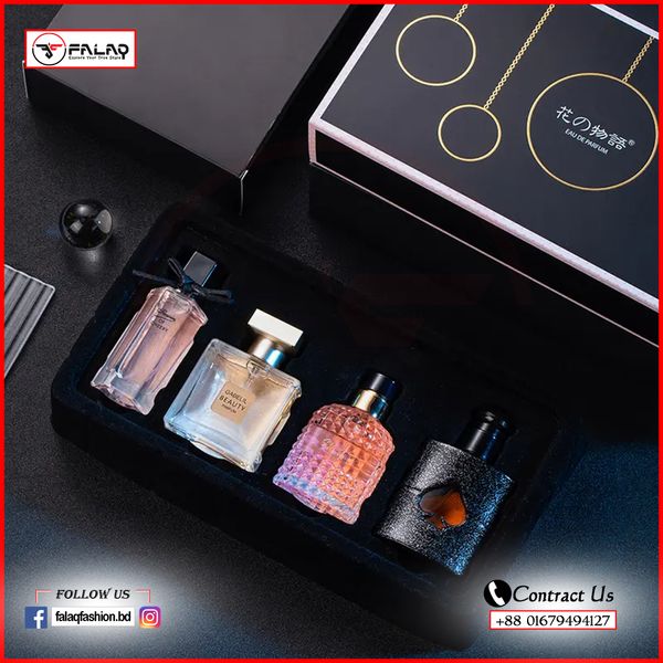 Perfume Set For Women (30ml X 1pcs & 3pcs X 25ml)= Total 105ml 9238