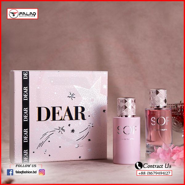 Perfume Set For Women (50ml X 2pcs)= Total 100ml 1194