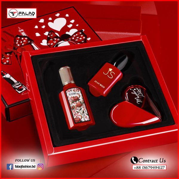 Perfume Set For Women (50ml X 1pcs & 2pcs X 30ml)= Total 110ml 2043