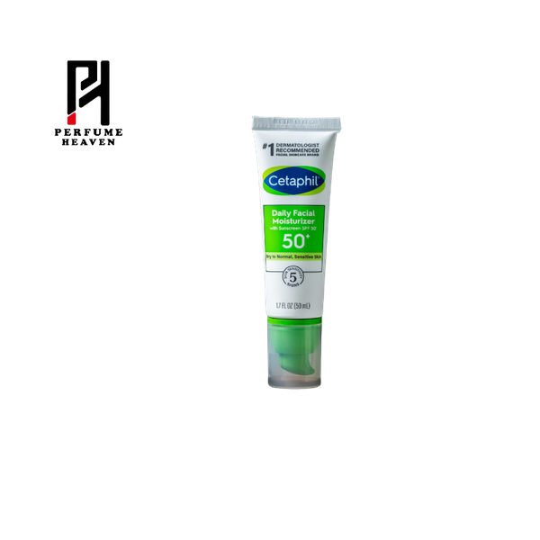 Cetaphil Daily Facial Moisturizer with Sunscreen SPF50+ For Dry to Normal And Sensitive Skin – 50ml