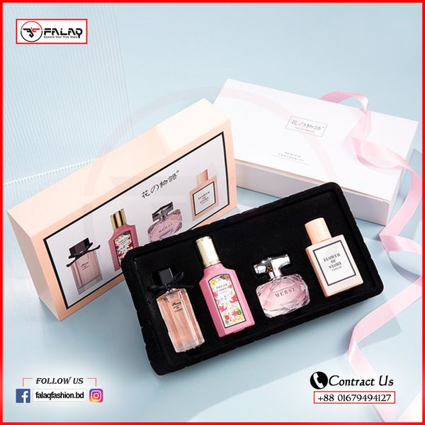 Perfume Set For Women (30ml X 1pcs & 3pcs X 25ml)= Total 105ml 0166