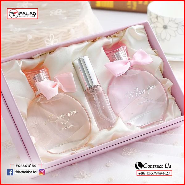 Perfume Set For Women (40ml X 2pcs & 1pcs X 10ml)= Total 90ml 1238