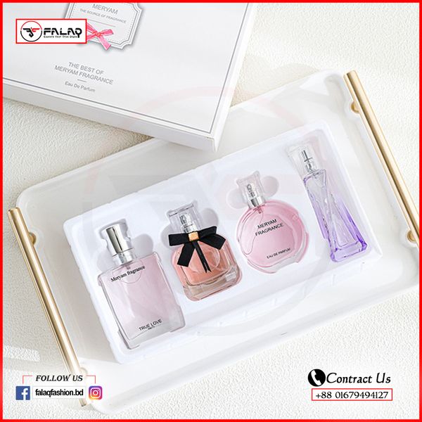 Perfume Set For Women (30ml X 1pcs & 3pcs X 25ml)= Total 105ml 1351