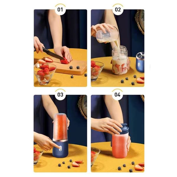 2in1 Rechargeable Juice Blender (Double Mug) - Image 2