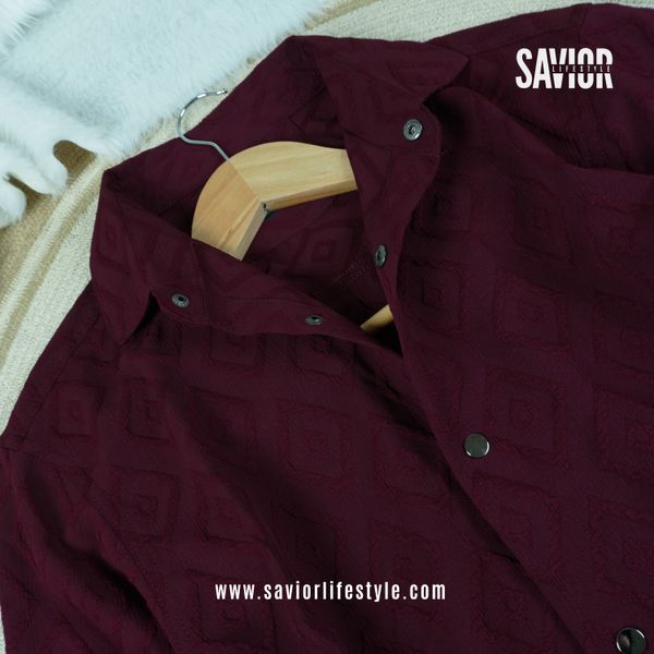 Deep Maroon - Super Soft Full Sleeve Shirt