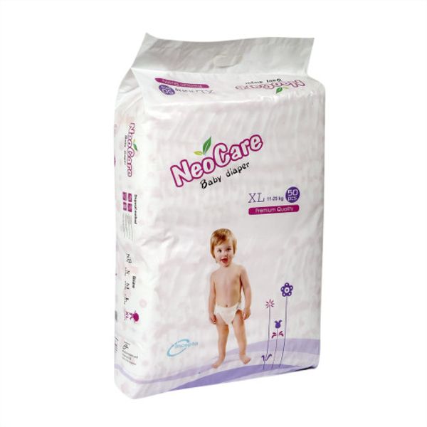 NEOCARE XL Size 50pcs Premium Belt Diaper for 11 to 25kg Babies