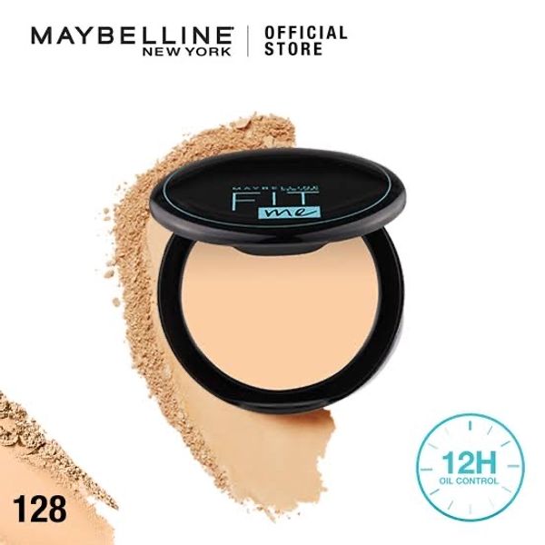 Maybelline Fit me poreless matte powder- 128