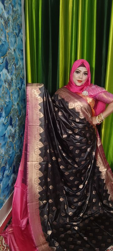 🖤 সফট সিল্ক শাড়ি ❤️