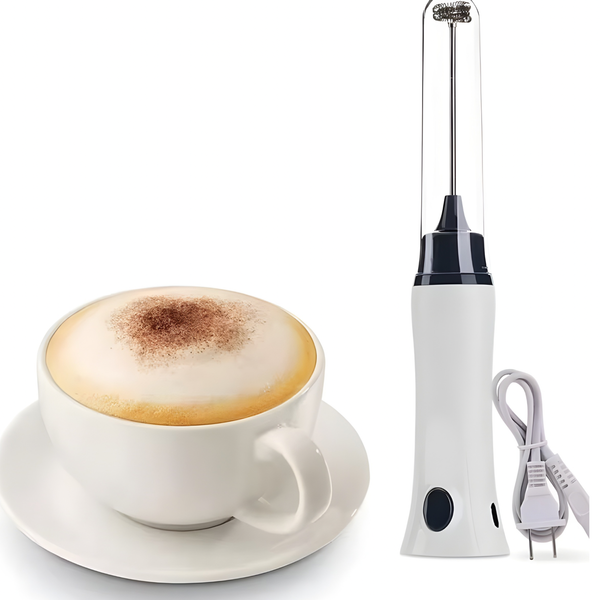 Rechargeable Coffee Mixer 3-in-1 | Egg Beater | Milk Frother | Portable USB Charging |
