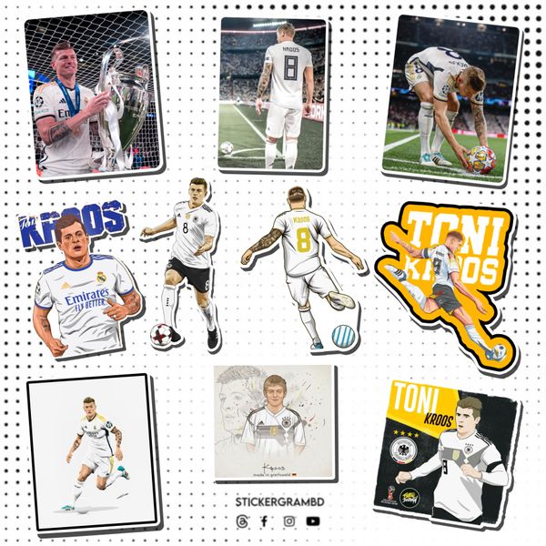 Toni Kroos Sticker Set