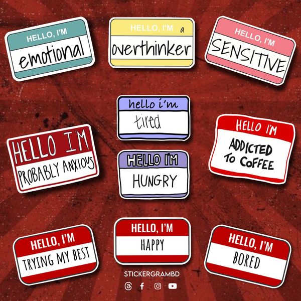 Moods Sticker Set