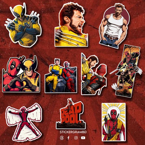 Deadpool Sticker Set 01