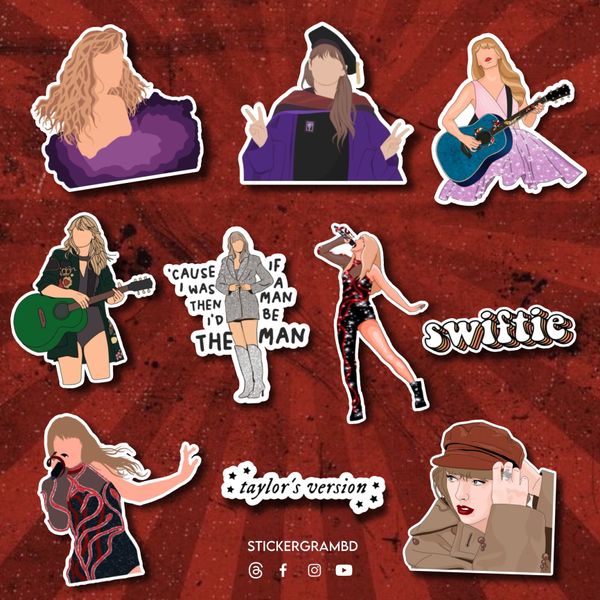 Taylor Swift Sticker Set 01