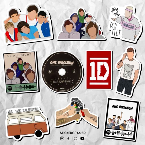 One Direction Sticker Set 02