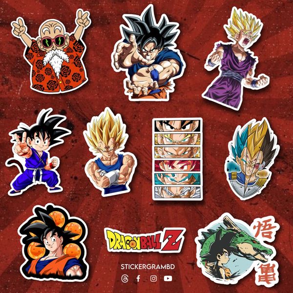 DragonBallZ Sticker Set
