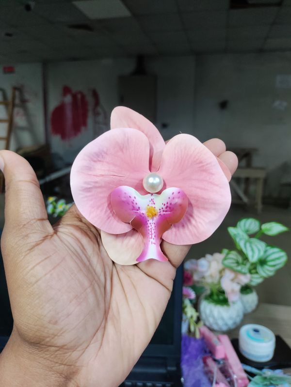 Orchid Butterfly Hair clip