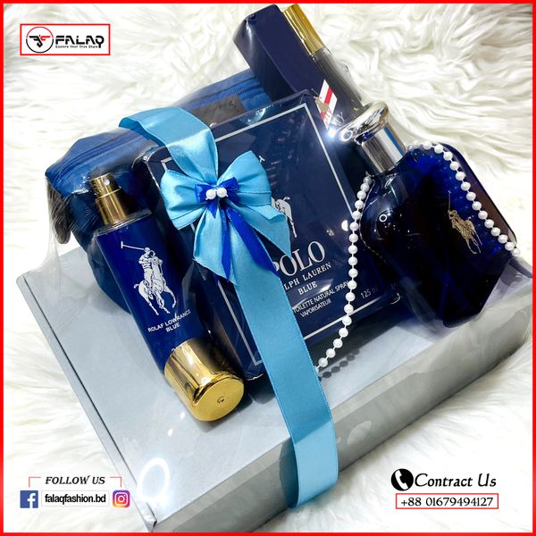 Polo Perfume Set Men (125ml X 1p),(35ml X 2p) with Bag = Total 195ml