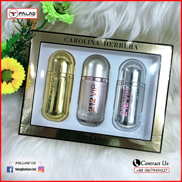 Carolina Herrera Perfume "INSPIRED'' Gift Set 3 in 1 Bundle 30ml Each For Women 7176