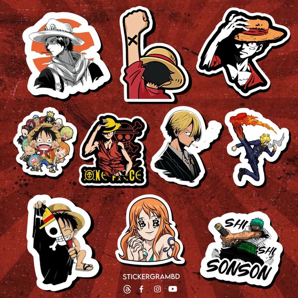 One Piece Sticker Set 04