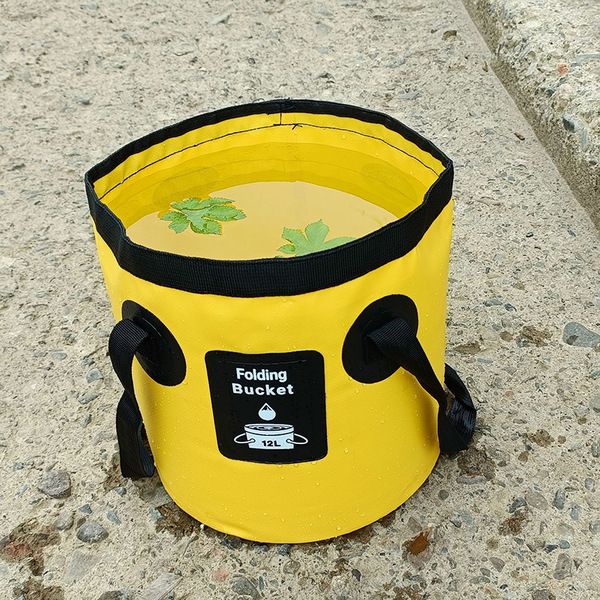 Portable Outdoor Folding Bucket – Multi-Function Water Bucket for Camping, Fishing, Picnics, and Foot Bath