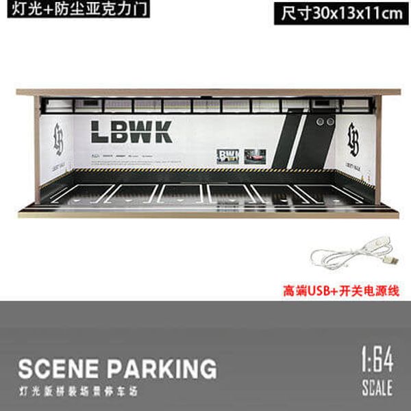 1:64 Diorama House: Liberty Walk LBWK with LED