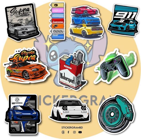 Cars Sticker Set 06