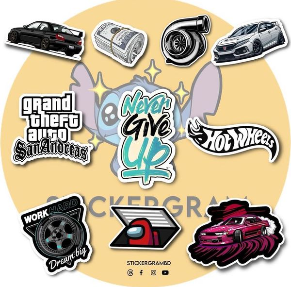 Cars Sticker Set 08