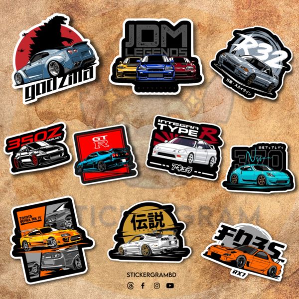 Cars Sticker Set 09