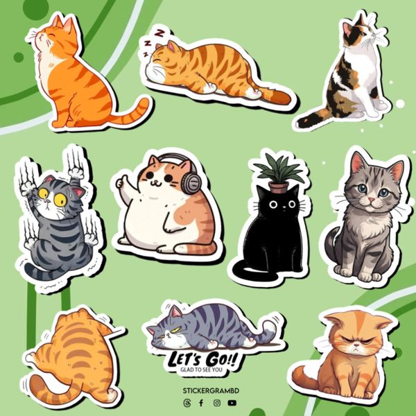 Cats Sticker Set 01
