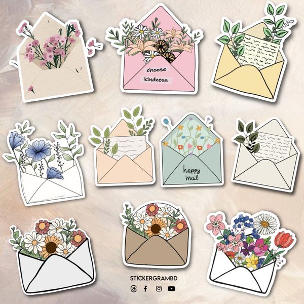 Envelopes Sticker Set 01
