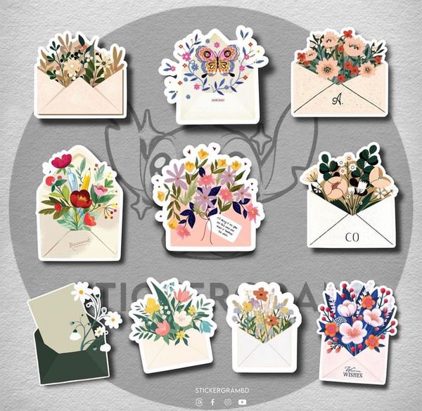Envelopes Sticker Set 02