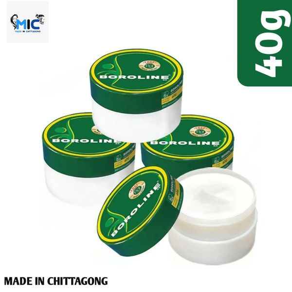 BOROLINE Dry Skin Care | Antiseptic cream 40gm x 4 | Ayurvedic Cream For Dry Skin
