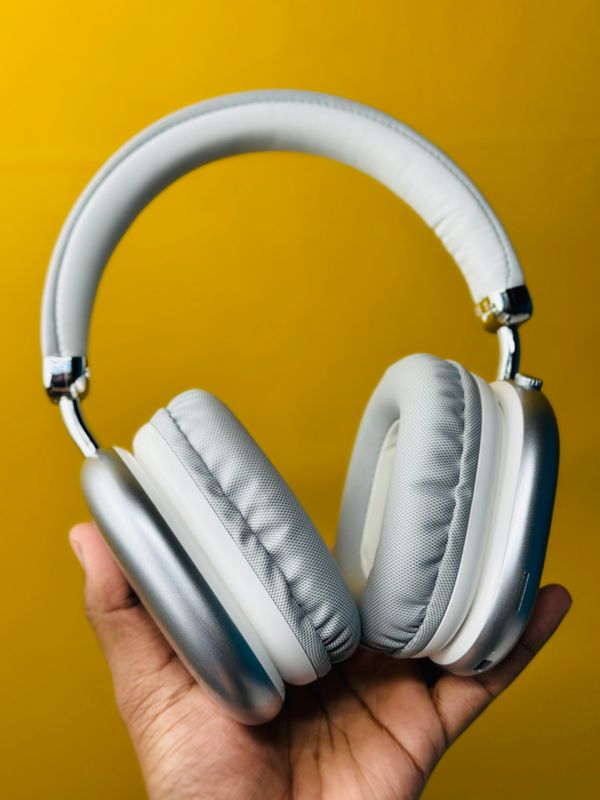 Hoco W35 Max Wireless Headphone- Silver Color - Image 5