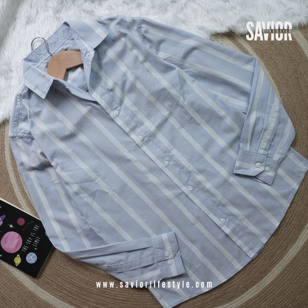 Powder Sky - Old Money Full Sleeve Shirt