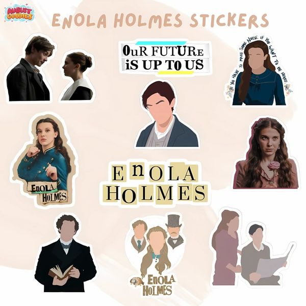 Enola Holmes sticker set 01
