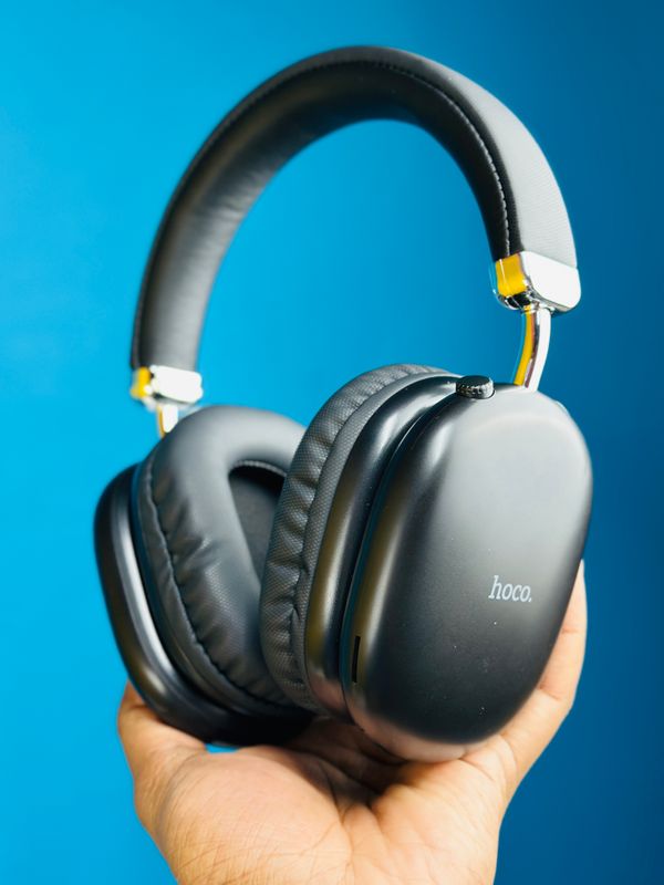 Hoco W35 Max Wireless Headphone- Black Color - Image 5