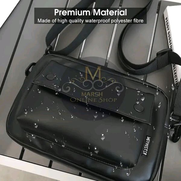 💥LouisWill Men Bag Shoulder Bag Crossbody Bag Men's Splash Proof Bag PU Large - Image 3